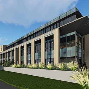 Academic and Laboratory Hall Rendering